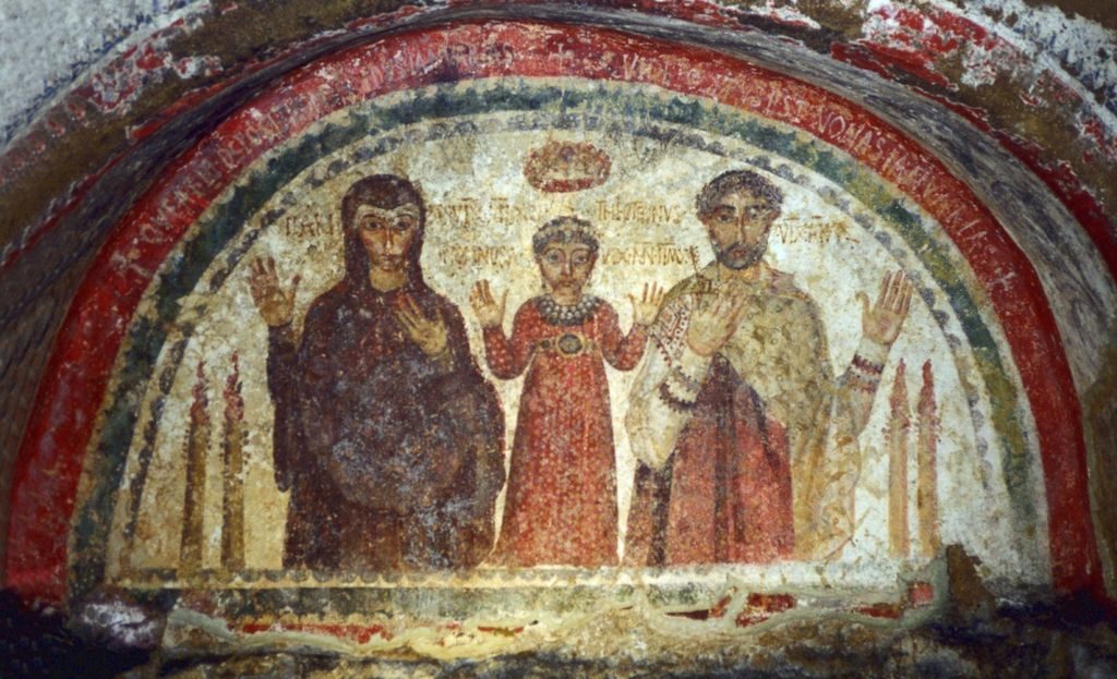 圣雅纳略罗地窟壁画catacombe di San Gennaro,那不勒斯