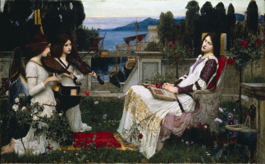 Waterhouse,_John_William_-_Saint_Cecilia_-_1895